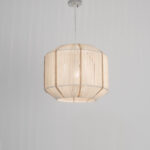 Serene 1 Light White Pendant