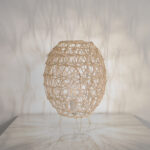 Orion 1 Light Beige Table Lamp