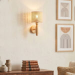 Glint 1 Light Beige Wall Lamp - Image 2