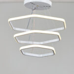 Rylona 3 Lights White Chandelier