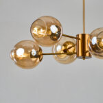 Aura 6 Lights Gold Chandelier - Image 2