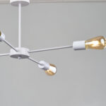 Shine 4 Lights White Chandelier - Image 2