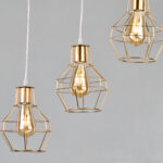 Flash 3 Lights Gold Pendant - Image 2