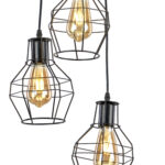 Photon 3 Lights Black Pendant - Image 2