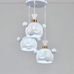 Shiro 3 Lights White Pendant