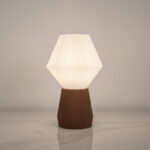 Oasis 1 Light Brown Table Lamp