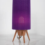 Meshy 1 Light Purple Table Lamp - Image 3