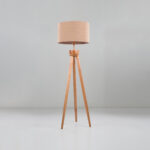 Virol 1 Light Beige Floor Lamp