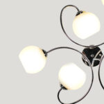 Aurix 6 Lights Black Chandelier - Image 2