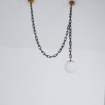 Quira 1 Light Black × Gold × White Pendant - Image 3