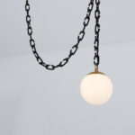 Quira 1 Light Black × Gold × White Pendant - Image 4