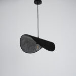 Vynar 1 Light Black Pendant - Image 3