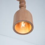 Luvora 1 Light Beige Pendant - Image 3