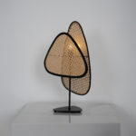 Zirix 1 Light Black × Beige Table Lamp - Image 3