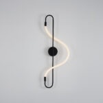 Wexor LED Black × White Wall Lamp