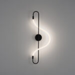 Wexor LED Black × White Wall Lamp - Image 2
