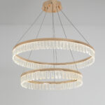 Brivoxen LED Gold Chandelier - Image 3
