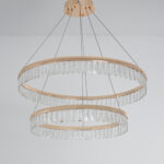 Brivoxen LED Gold Chandelier - Image 2