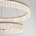 Brivoxen LED Gold Chandelier - Image 4