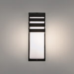 Solon 1 Light Black Wall Lamp