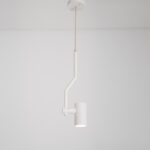 Galleria 1 Light White Pendant