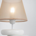 Voltra 1 Light White × Beige Table lamp - Image 3