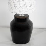 Hexor 1 Light Black × White Table Lamp - Image 3