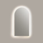 مراية أيفل إضاءة أصفر 80*45 سم - Image 3