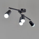 Tracky 4 Lights Black Pendant - Image 2