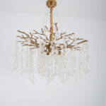Loran 8 Lights Gold Chandelier - Image 2