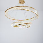Lusy LED Gold Chandelier