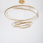 Lusy LED Gold Chandelier - Image 2
