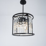 Lelia 5 Lights Black Chandelier
