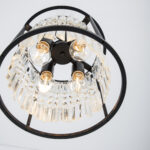 Lelia 5 Lights Black Chandelier - Image 3