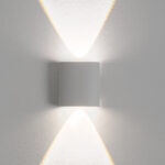 Aminta LED White Up and Down Wall Lamp