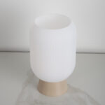 Melona LED White × Beige Table Lamp - Image 3