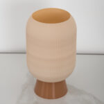 Melona LED Brown × Beige Table Lamp - Image 3