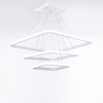 Ogeen LED White Chandelier