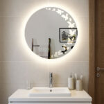 Kaila White Light Touch Mirror 70 cm
