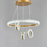 Worixa LED Champagne Chandelier - Image 2