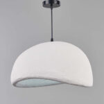 Ares 1 Light White Pendant - Image 2