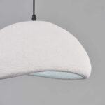 Ares 1 Light White Pendant - Image 4
