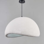 Ares 1 Light White Pendant - Image 2