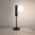 Nolly 1 Light Black Table Lamp