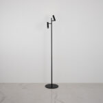 Sornex 2 Lights Black Floor Lamp