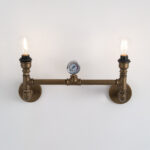 Morvyn 2 Lights Antique Wall Lamp