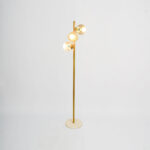 Dragon 3 Lights Gold Floor Lamp