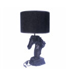 Horse 1 Light Black Table Lamp - Image 2