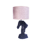 Horse 1 Light Black × Coffe Table Lamp