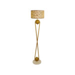 Azmar 1 Light Gold Floor Lamp